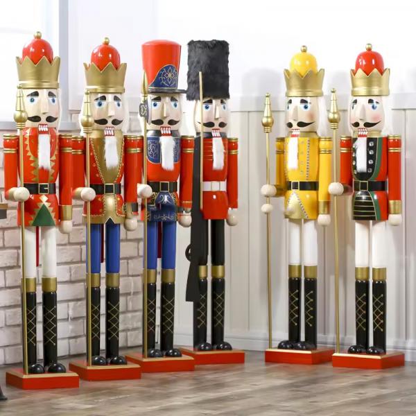 6ft Wooden Christmas Nutcracker