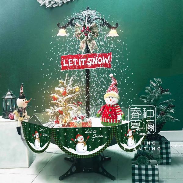 Christmas umbrella snowflake decorations