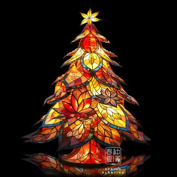 Illuminated Decoration Giant Christmas Tree