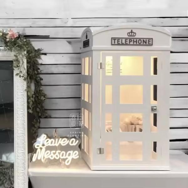 Mini London telephone booth