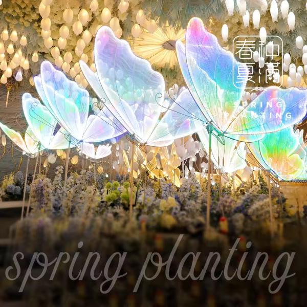 RGB Colorful Butterfly Decoration 