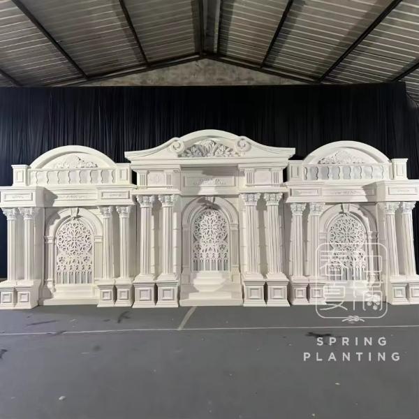 Wedding Dackdrop Stage Castle