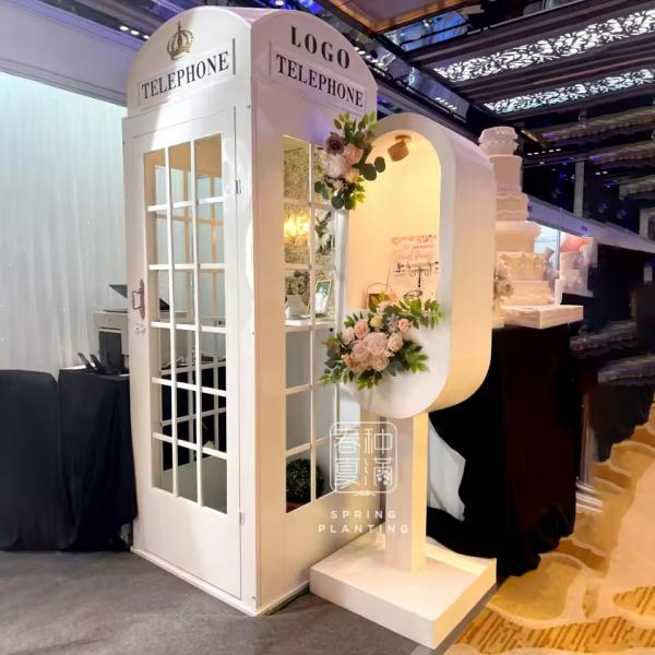 Wedding Events Backdrop Telephone Booth for Wedding